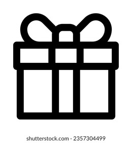 gift icon for your website, mobile, presentation, and logo design.