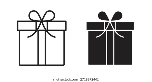 Gift icons sign vectors. suitable for web, app, infographic, etc