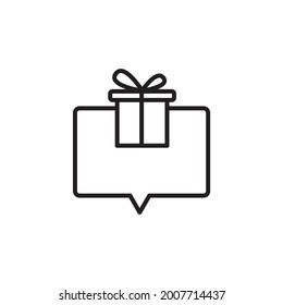 gift icons symbol vector elements for infographic web