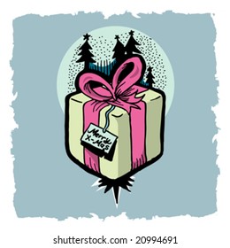 ilustración de regalo
