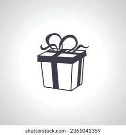 gift isolated icon on white background