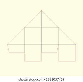 Diseño vectorial de corte de elementos de regalo
