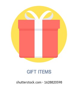 Gift Items and other icon concept