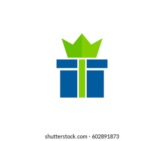 Gift King Logo Design Element