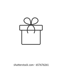 Gift Line Icon