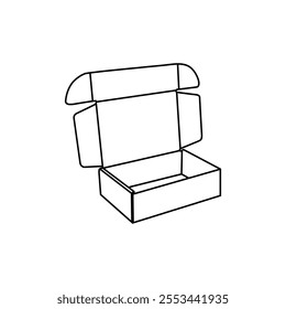 Gift line icon vector illustration