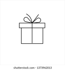 gift line icon,vector best line icon.