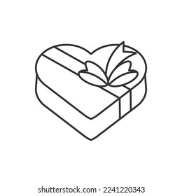 Gift Linie universelles Symbol ui ux Element Zeichen.