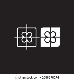 gift  logo design template inspiration vector image , logo gift icon 