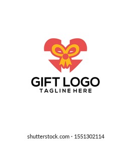 The Gift Logo Design Vector Template