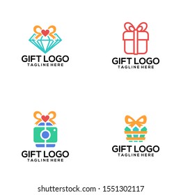 The Gift Logo Design Vector Template