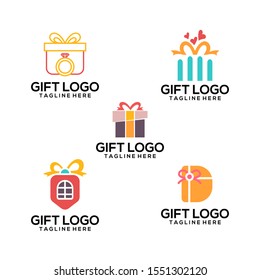 The Gift Logo Design Vector Template