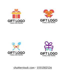 The Gift Logo Design Vector Template