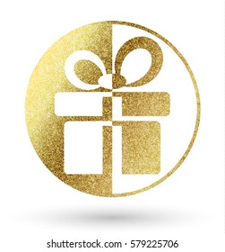 gift logo golden