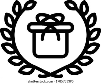 Gift logo with the side of the rice plant