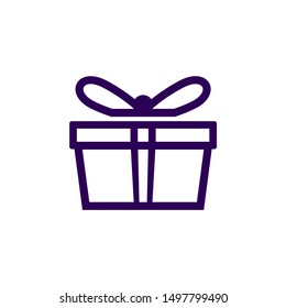 Gift Logo Symbol Template Design Vector, Emblem, Gift Shop Design Concept, Creative Symbol, Icon