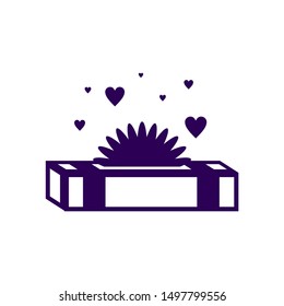 Gift Logo Symbol Template Design Vector, Emblem, Gift Shop Design Concept, Creative Symbol, Icon