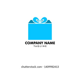 Gift Logo Template vector icon