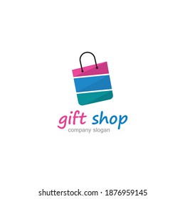 Gift Logo Template vector icon