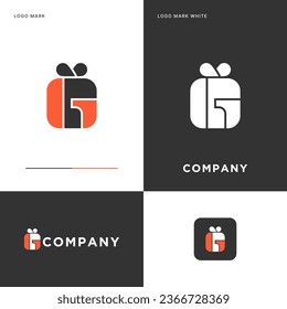 Diseño de Ilustración de Icono del Vector con logotipo de regalo