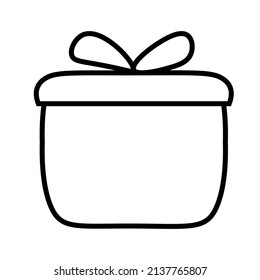 gift logotype surprise logo gift icon box icon for web design or company isolated vector illustration Eps
