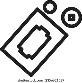 Gift Lunar Chines Outline Icon