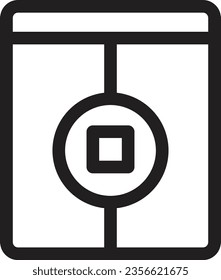 Gift Lunar Chines Outline Icon