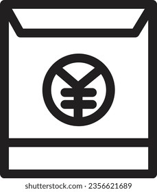 Gift Lunar Chines Outline Icon
