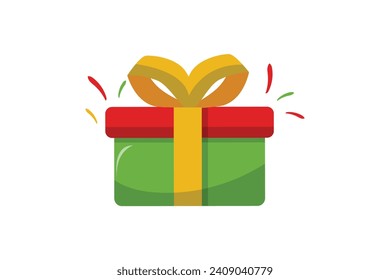 Gift New Year Sticker Design