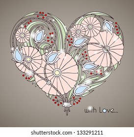 gift on happy valentine`s day