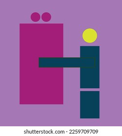 diseño de iconos de fondo púrpura