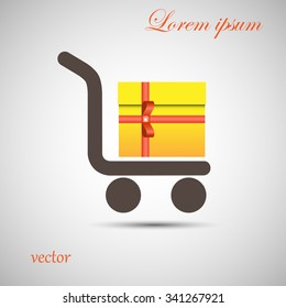 gift on trolley
