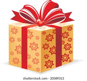 gift  on white background