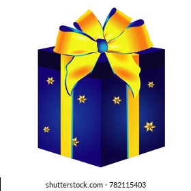 Gift on a white background