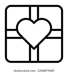 gift outline valentine illustration vector and logo new year icon perfect. Icon sign from modern collection for web. Nice design perfect.