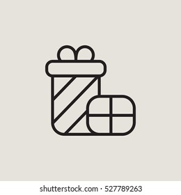 Gift Outline Vector Icon