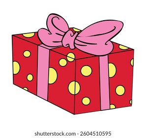Gift pack isolated on white background