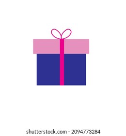 gift pack minimalist logo or vector gift pack illustration