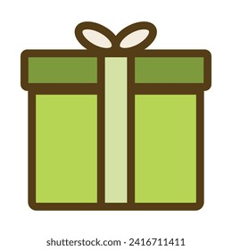 Gift or package Icon, Filled line icon vector illustration. For Online store marketplace or ecommerce shop flat vector icon. Simple icon for template and modern design style for web site. EPS10