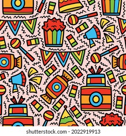gift pattern designs illustration, for clothing, wallpapers, backgrounds, posters, books, banners and more
