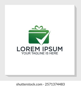 gift and payment logo design concept, business logo design inspiration