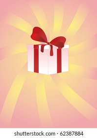 gift pink background