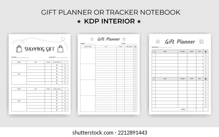 Gift planner kdp interior design 