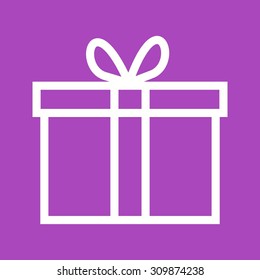 Gift, present, birthday icon vector image.Can also be used for Easter, celebration, observances and holidays. Suitable for mobile apps, web apps and print media.