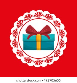 gift present box ribbon