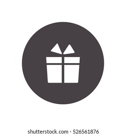 gift, present, Christmas celebration icon vector, can be used for web and mobile design