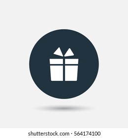 gift, present, Christmas celebration icon vector, can be used for web and mobile design.