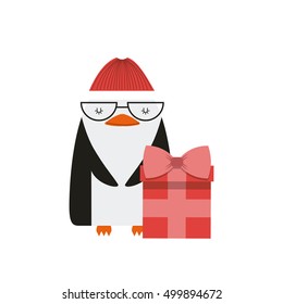 gift present christmas icon vector illustration design