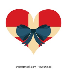gift present heart box icon vector illustration graphic