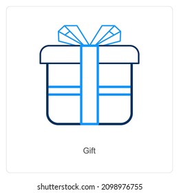 Gift Or Present Icon Concept